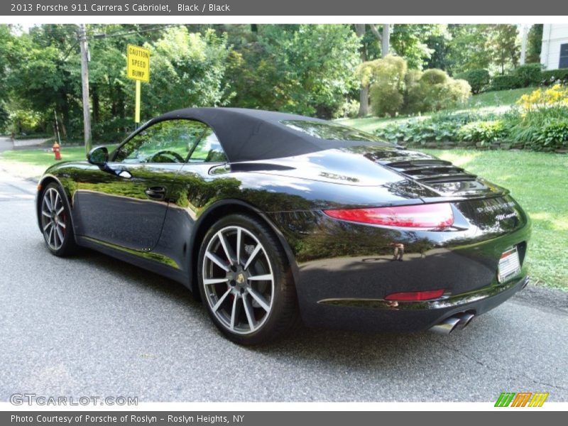 Black / Black 2013 Porsche 911 Carrera S Cabriolet