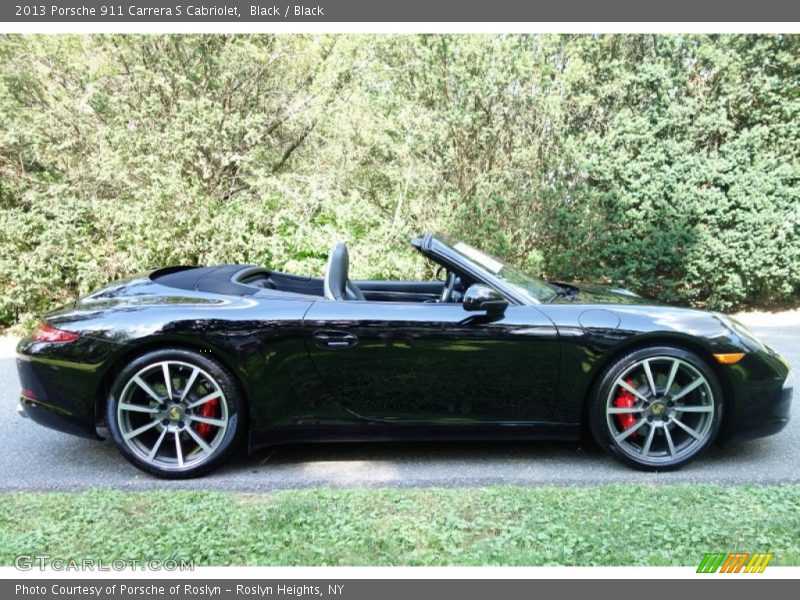 Black / Black 2013 Porsche 911 Carrera S Cabriolet