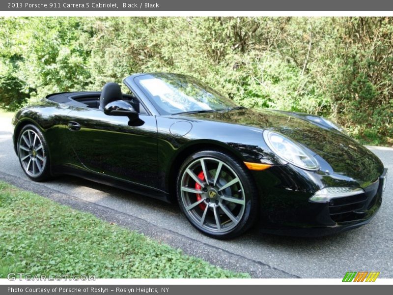 Black / Black 2013 Porsche 911 Carrera S Cabriolet