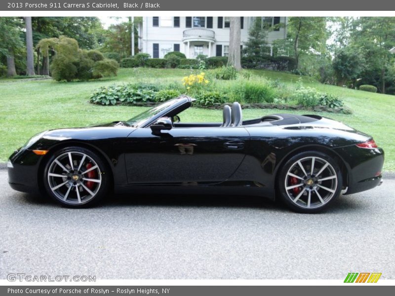 Black / Black 2013 Porsche 911 Carrera S Cabriolet
