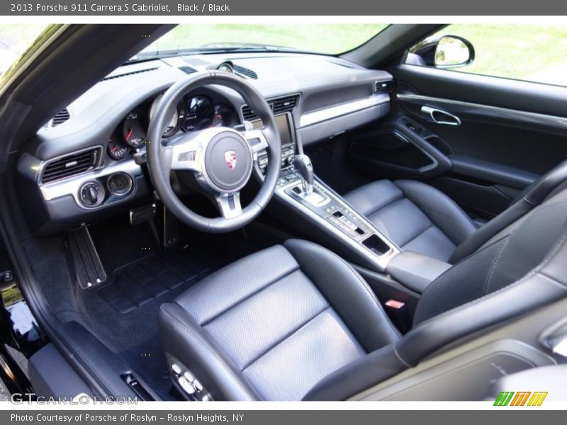 Black / Black 2013 Porsche 911 Carrera S Cabriolet