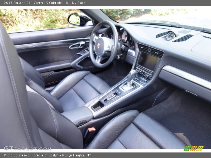 Black / Black 2013 Porsche 911 Carrera S Cabriolet