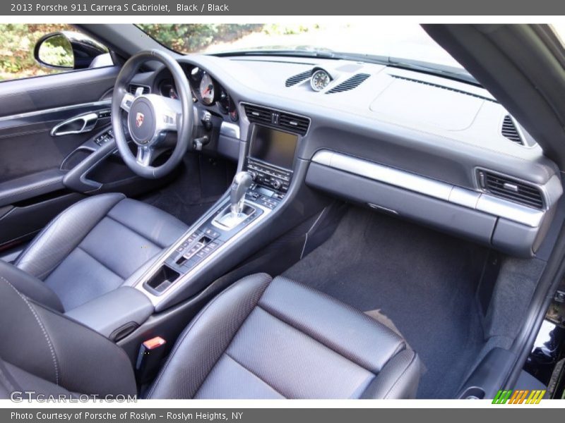 Black / Black 2013 Porsche 911 Carrera S Cabriolet