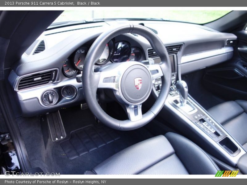 Black / Black 2013 Porsche 911 Carrera S Cabriolet