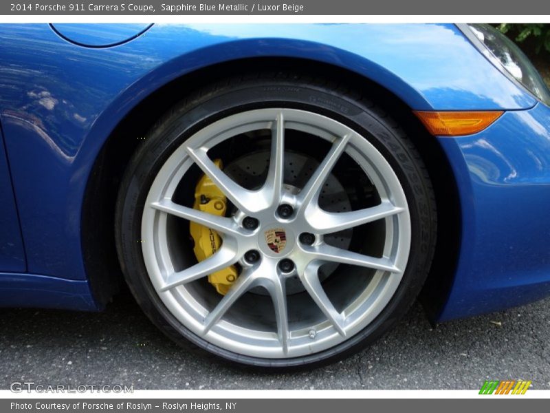 Sapphire Blue Metallic / Luxor Beige 2014 Porsche 911 Carrera S Coupe