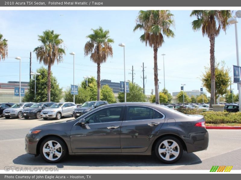 Polished Metal Metallic / Taupe 2010 Acura TSX Sedan