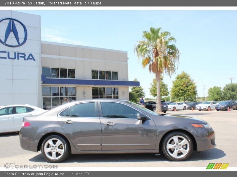 Polished Metal Metallic / Taupe 2010 Acura TSX Sedan
