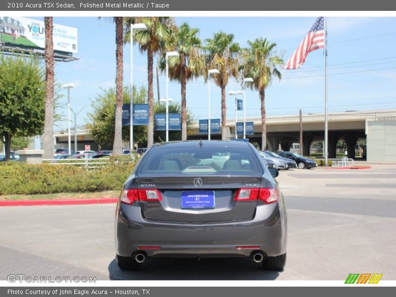 Polished Metal Metallic / Taupe 2010 Acura TSX Sedan