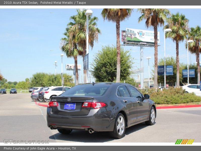 Polished Metal Metallic / Taupe 2010 Acura TSX Sedan