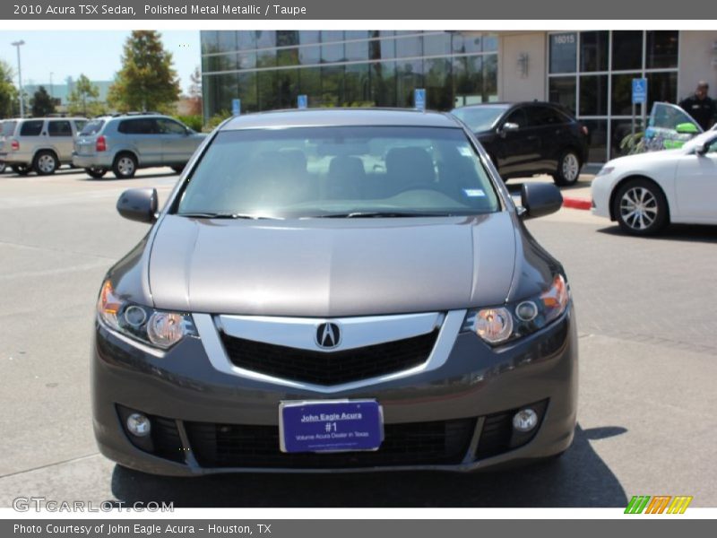 Polished Metal Metallic / Taupe 2010 Acura TSX Sedan