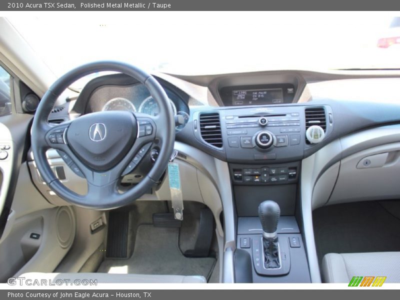 Polished Metal Metallic / Taupe 2010 Acura TSX Sedan