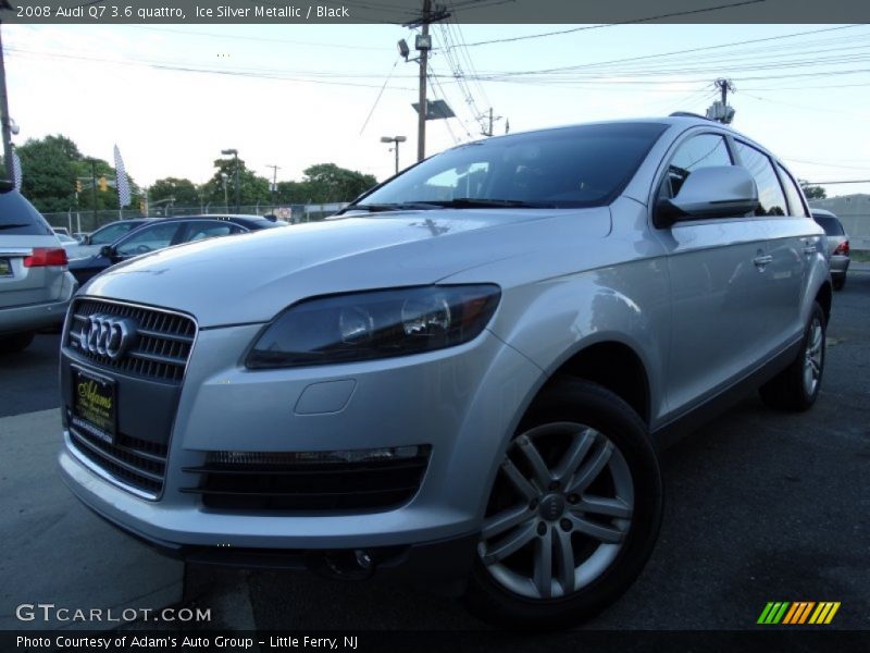 Ice Silver Metallic / Black 2008 Audi Q7 3.6 quattro