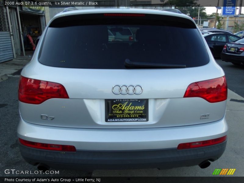 Ice Silver Metallic / Black 2008 Audi Q7 3.6 quattro