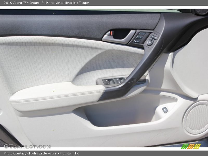 Polished Metal Metallic / Taupe 2010 Acura TSX Sedan
