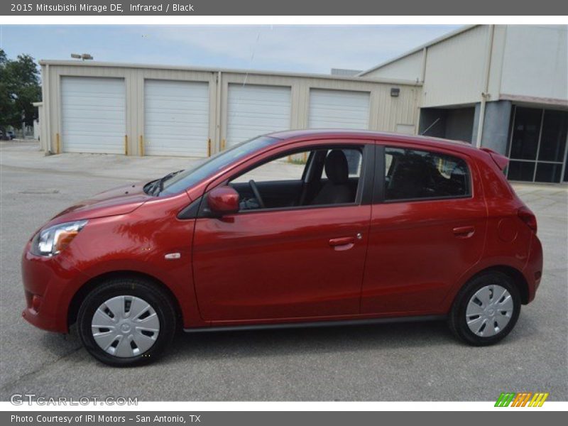 Infrared / Black 2015 Mitsubishi Mirage DE