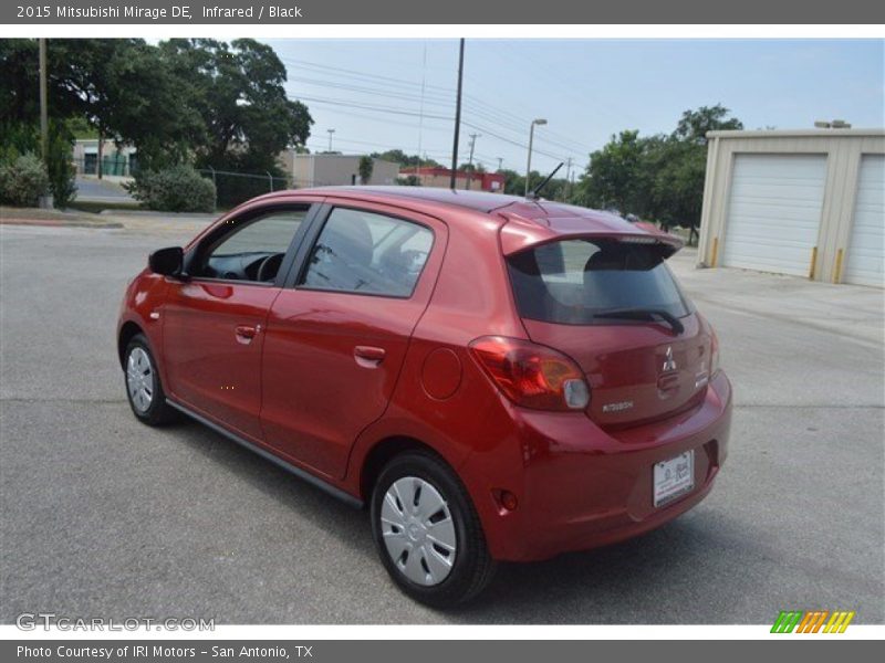 Infrared / Black 2015 Mitsubishi Mirage DE