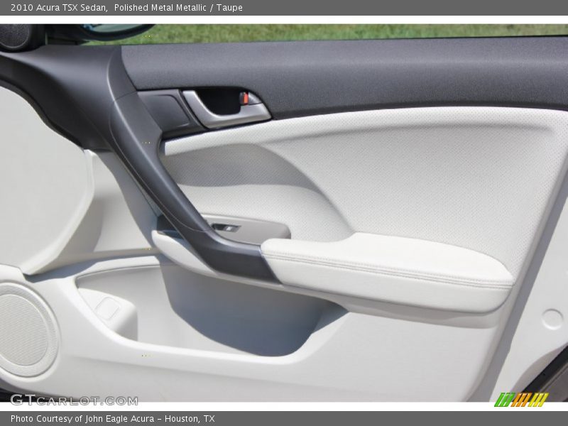 Polished Metal Metallic / Taupe 2010 Acura TSX Sedan