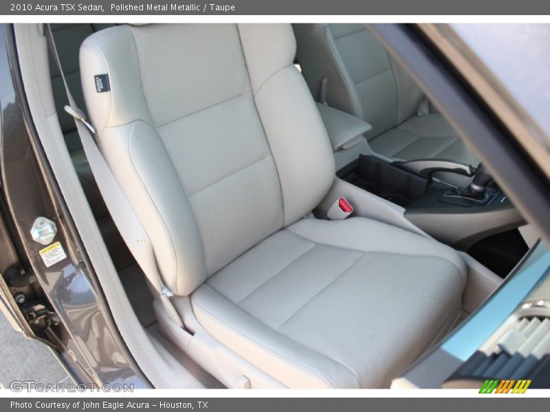 Polished Metal Metallic / Taupe 2010 Acura TSX Sedan