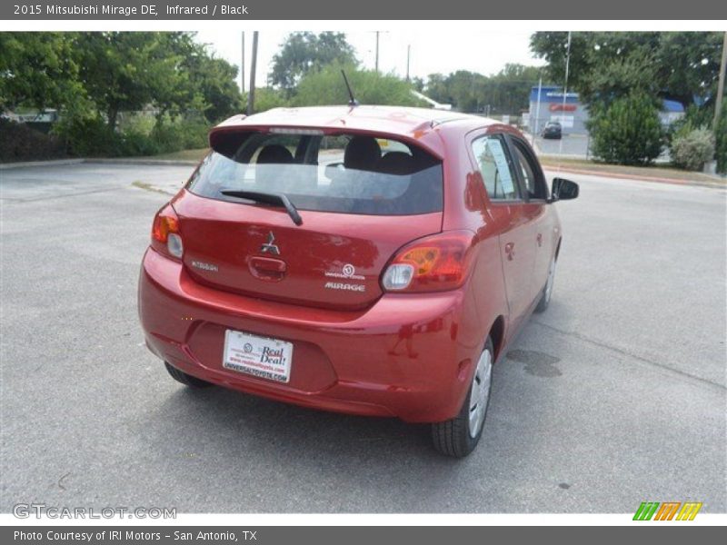 Infrared / Black 2015 Mitsubishi Mirage DE