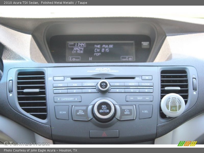 Polished Metal Metallic / Taupe 2010 Acura TSX Sedan