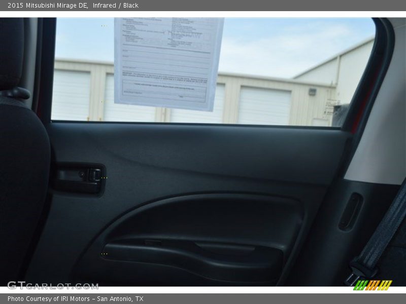 Infrared / Black 2015 Mitsubishi Mirage DE