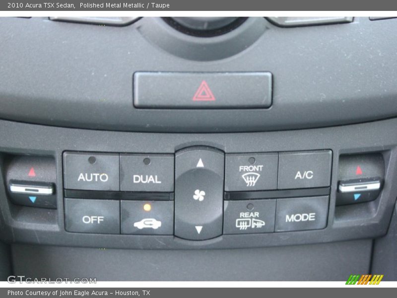 Polished Metal Metallic / Taupe 2010 Acura TSX Sedan