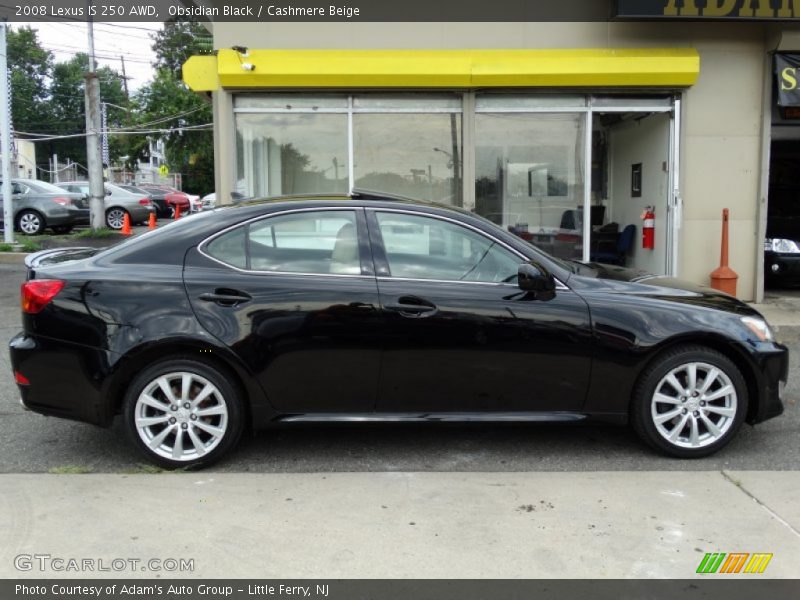 Obsidian Black / Cashmere Beige 2008 Lexus IS 250 AWD