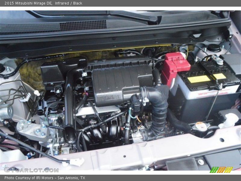 Infrared / Black 2015 Mitsubishi Mirage DE