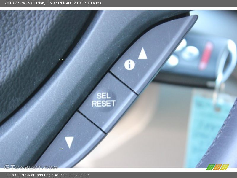 Polished Metal Metallic / Taupe 2010 Acura TSX Sedan