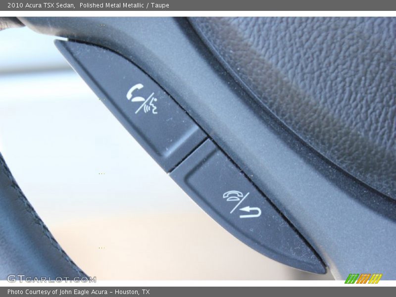 Polished Metal Metallic / Taupe 2010 Acura TSX Sedan