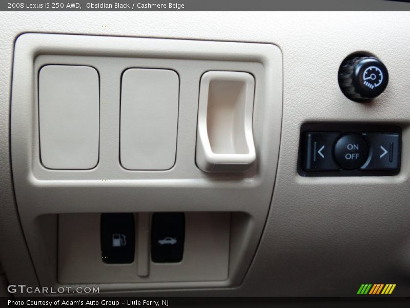 Obsidian Black / Cashmere Beige 2008 Lexus IS 250 AWD