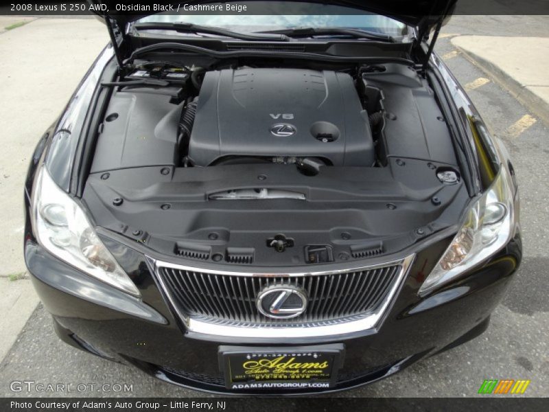 Obsidian Black / Cashmere Beige 2008 Lexus IS 250 AWD