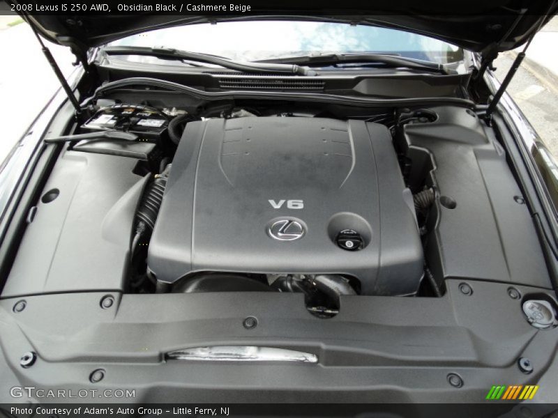 Obsidian Black / Cashmere Beige 2008 Lexus IS 250 AWD
