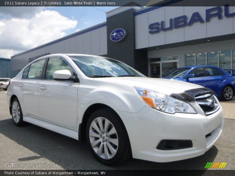Satin White Pearl / Warm Ivory 2011 Subaru Legacy 2.5i Limited