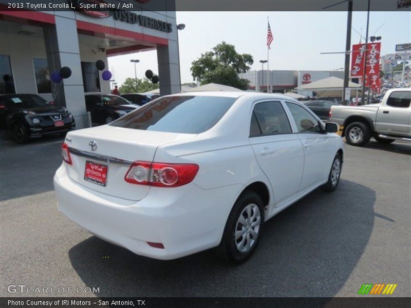 Super White / Ash 2013 Toyota Corolla L