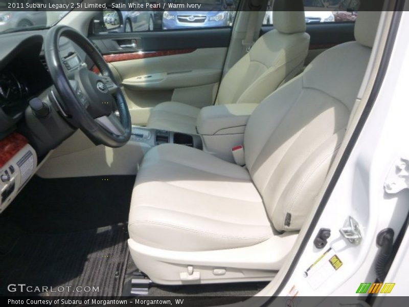 Satin White Pearl / Warm Ivory 2011 Subaru Legacy 2.5i Limited