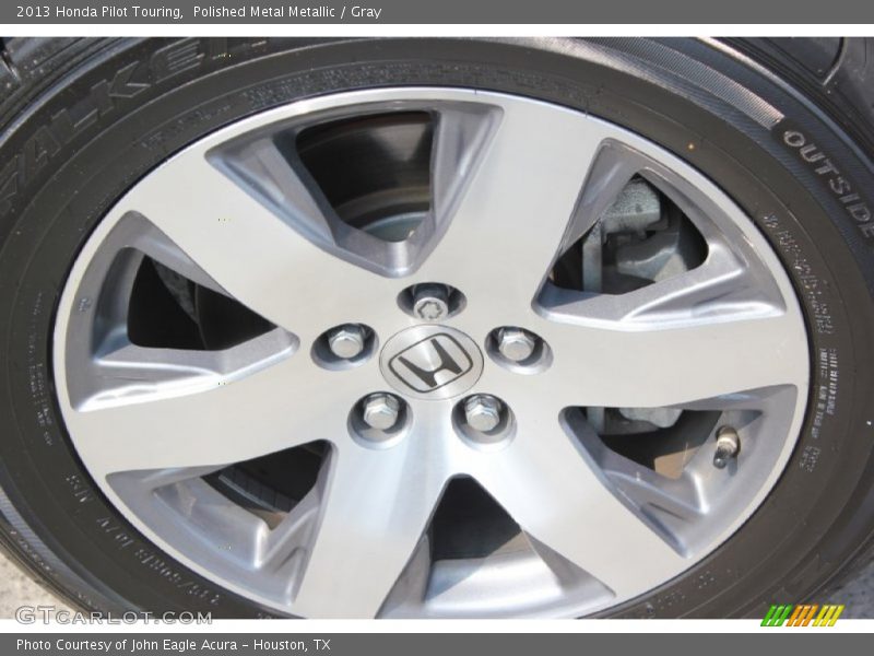 Polished Metal Metallic / Gray 2013 Honda Pilot Touring