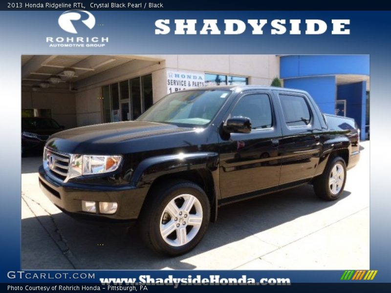 Crystal Black Pearl / Black 2013 Honda Ridgeline RTL