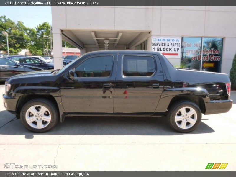 Crystal Black Pearl / Black 2013 Honda Ridgeline RTL