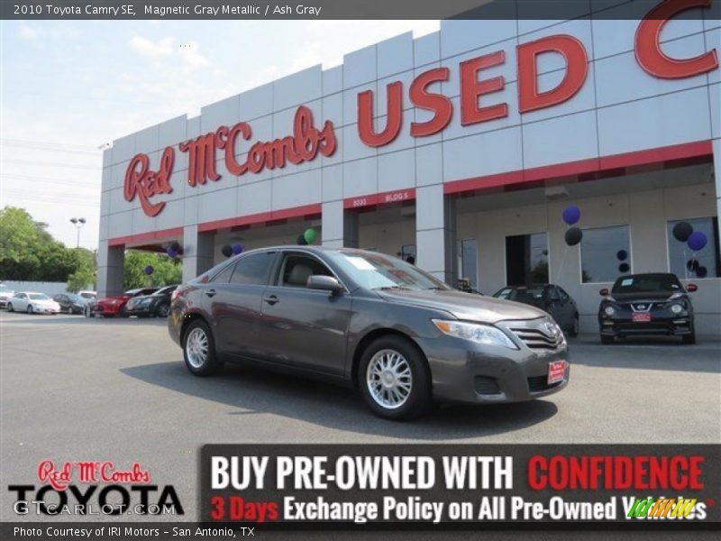 Magnetic Gray Metallic / Ash Gray 2010 Toyota Camry SE