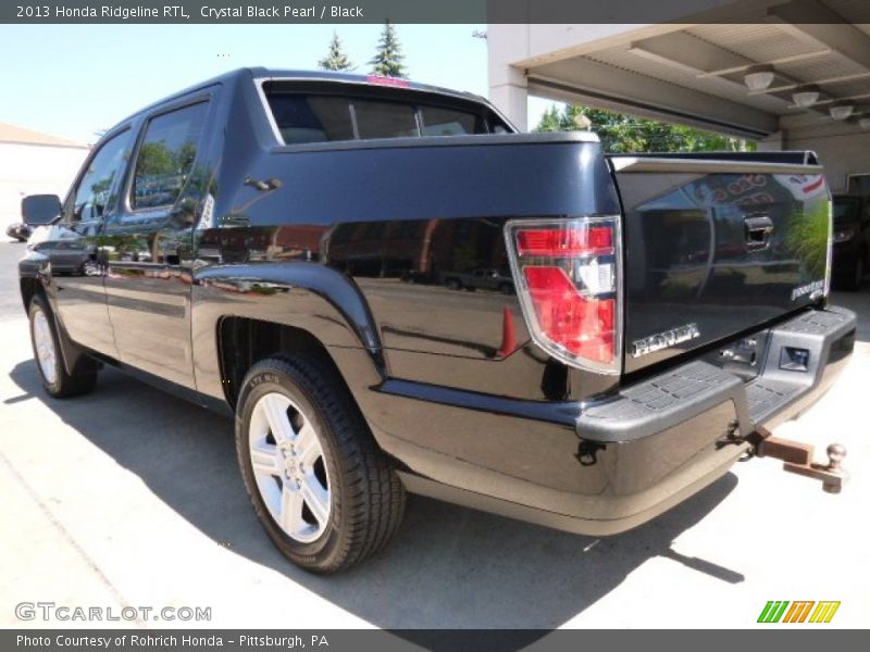 Crystal Black Pearl / Black 2013 Honda Ridgeline RTL