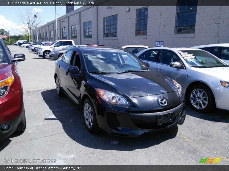 Black Mica / Black 2013 Mazda MAZDA3 i SV 4 Door