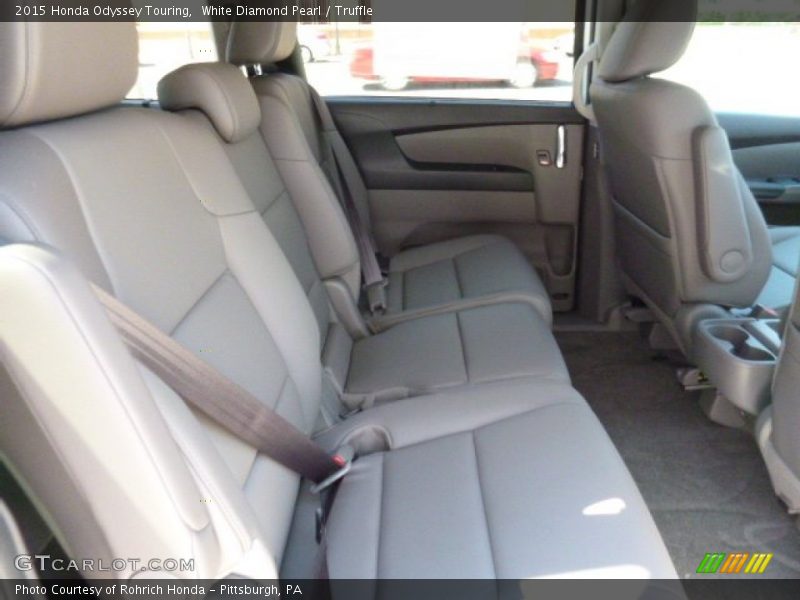 White Diamond Pearl / Truffle 2015 Honda Odyssey Touring