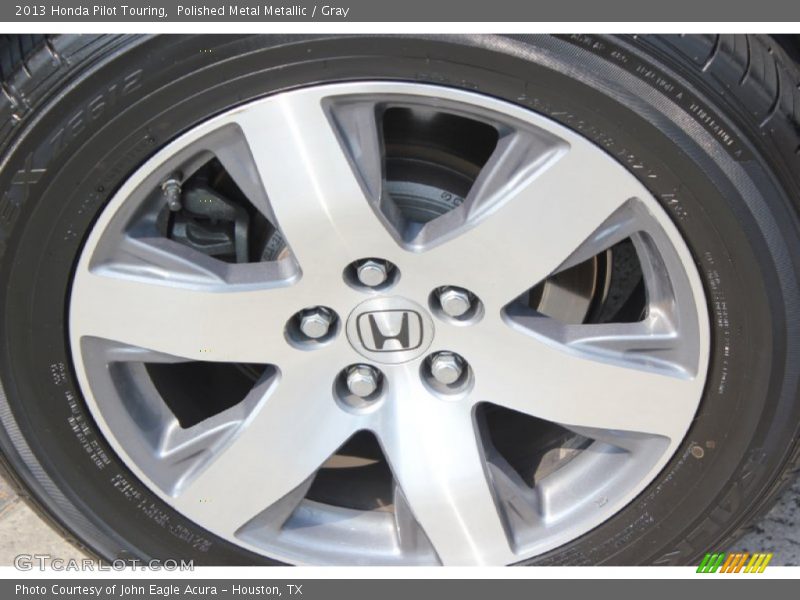 Polished Metal Metallic / Gray 2013 Honda Pilot Touring