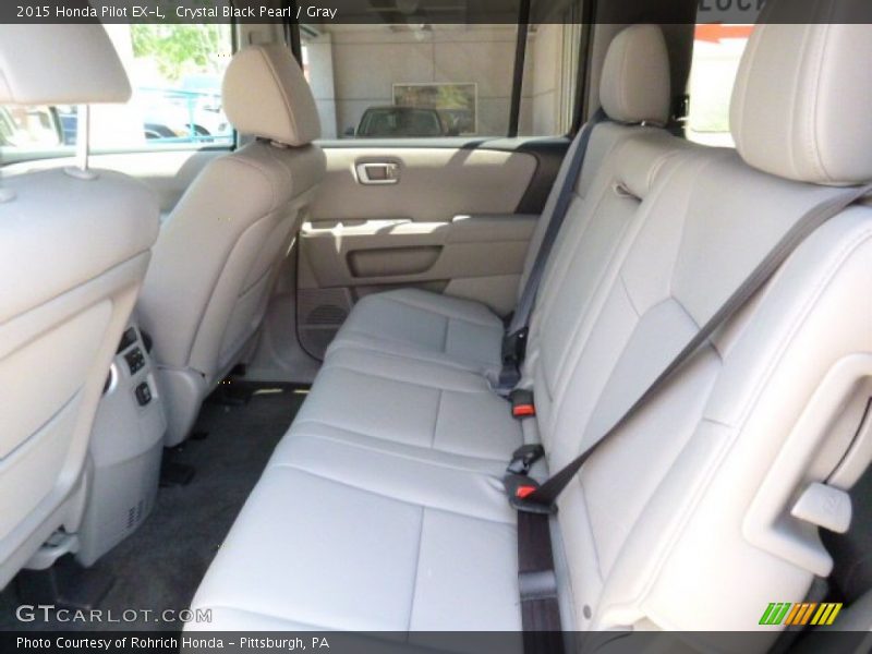 Crystal Black Pearl / Gray 2015 Honda Pilot EX-L