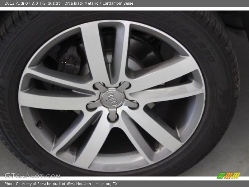 Orca Black Metallic / Cardamom Beige 2013 Audi Q7 3.0 TFSI quattro