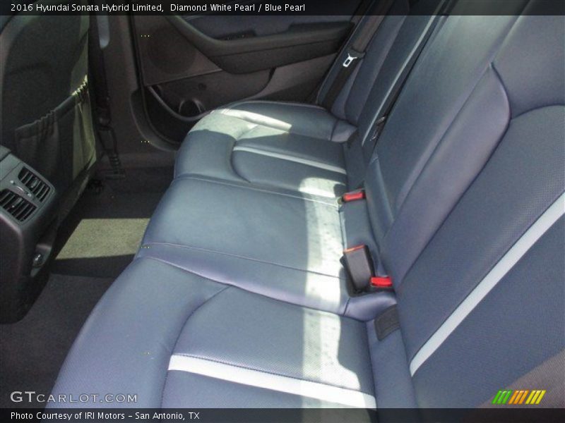 Rear Seat of 2016 Sonata Hybrid Limited