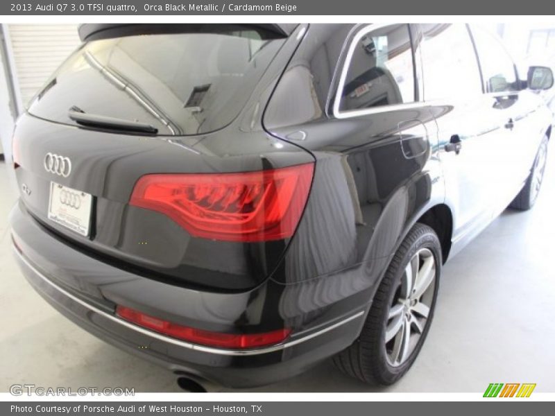 Orca Black Metallic / Cardamom Beige 2013 Audi Q7 3.0 TFSI quattro