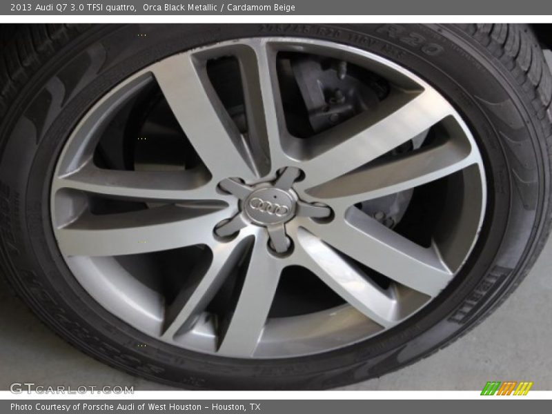 Orca Black Metallic / Cardamom Beige 2013 Audi Q7 3.0 TFSI quattro