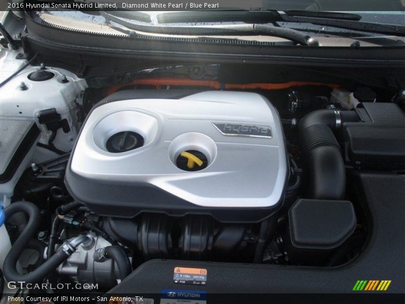  2016 Sonata Hybrid Limited Engine - 2.0 Liter GDI DOHC 16-Valve D-CVVT 4 Cylinder Gasoline/Electric Hybrid